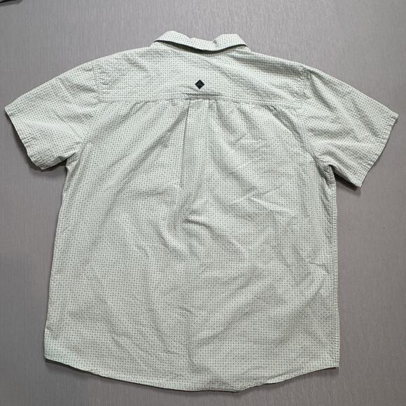 PrAna Short Sleeve Button Down Shirt Business Classic Climbing Men Large Hiking - Picture 3 of 9